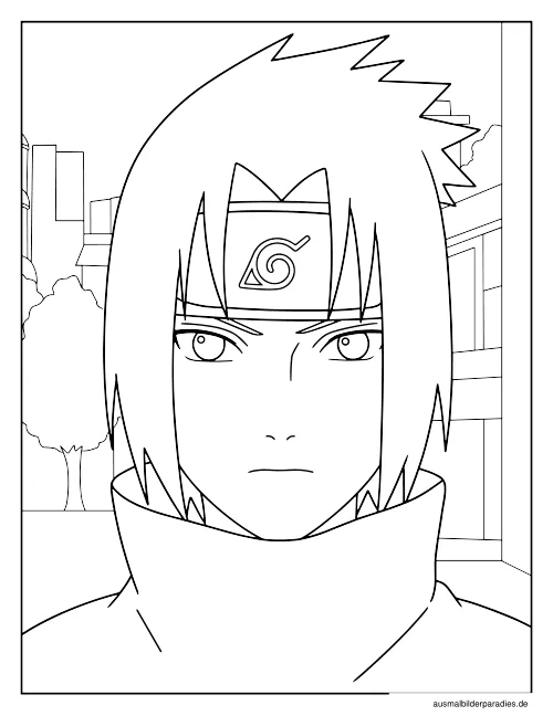 Naruto Ausmalbild 29 - kostenlos zum Ausdrucken