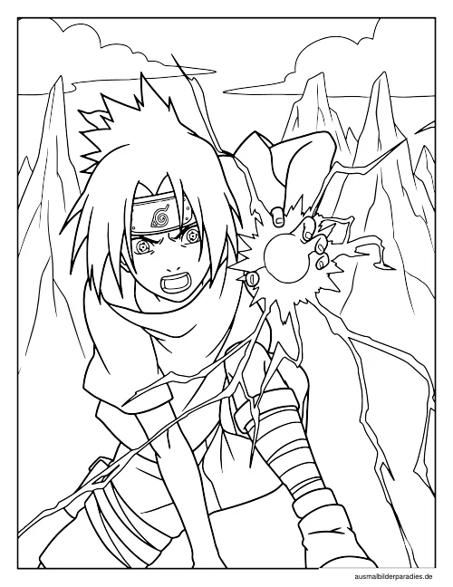 Naruto Ausmalbild 30 - kostenlos zum Ausdrucken