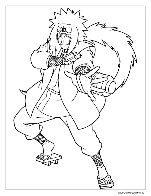 Naruto Ausmalbild 4 - kostenlos zum Ausdrucken