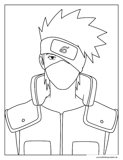 Naruto Ausmalbild 5 - kostenlos zum Ausdrucken