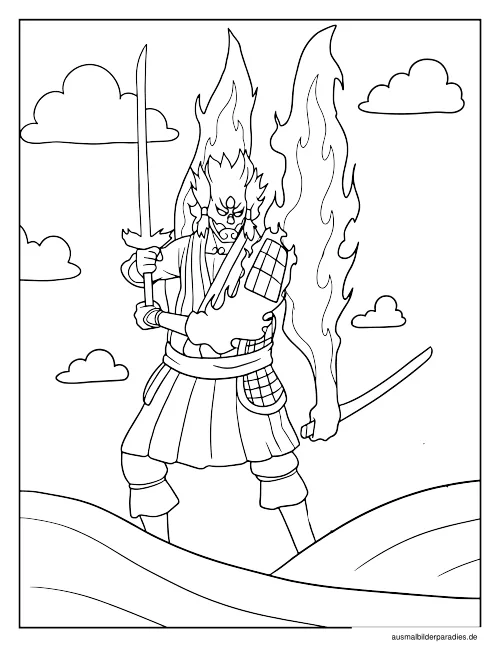 Naruto Ausmalbild 7 - kostenlos zum Ausdrucken