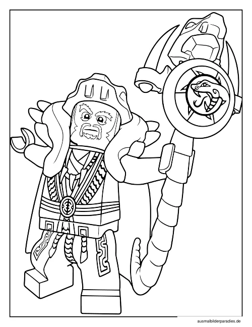 Ninjago Ausmalbild 10 als Gratis-PDF Ninjago Ausmalbild 10 - kostenlos zum Ausdrucken