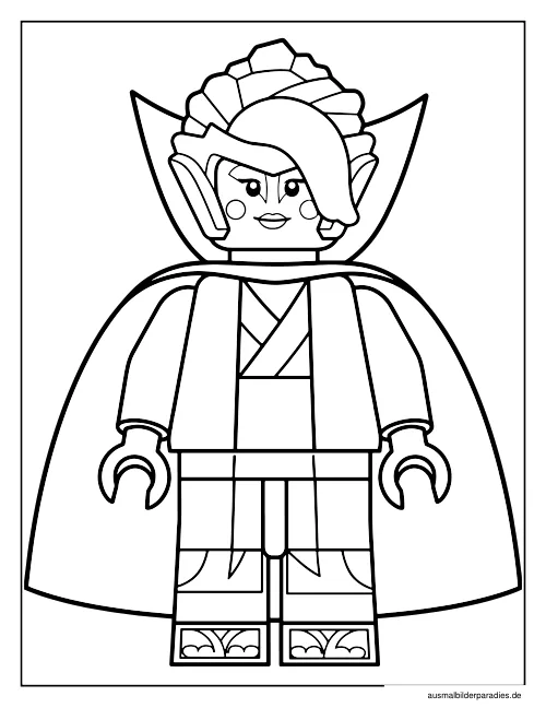 Ninjago Ausmalbild 25 als Gratis-PDF Ninjago Ausmalbild 25 - kostenlos zum Ausdrucken
