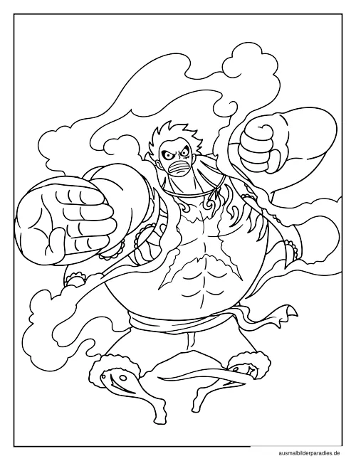 One Piece Ausmalbild 14 - kostenlos zum Ausdrucken