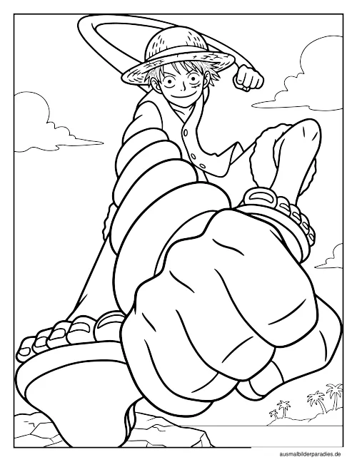 One Piece Ausmalbild 21 - kostenlos zum Ausdrucken