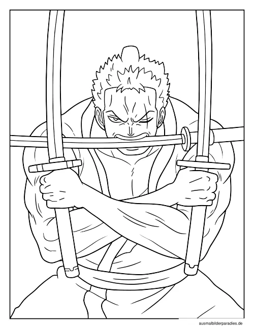 One Piece Ausmalbild 31 - kostenlos zum Ausdrucken