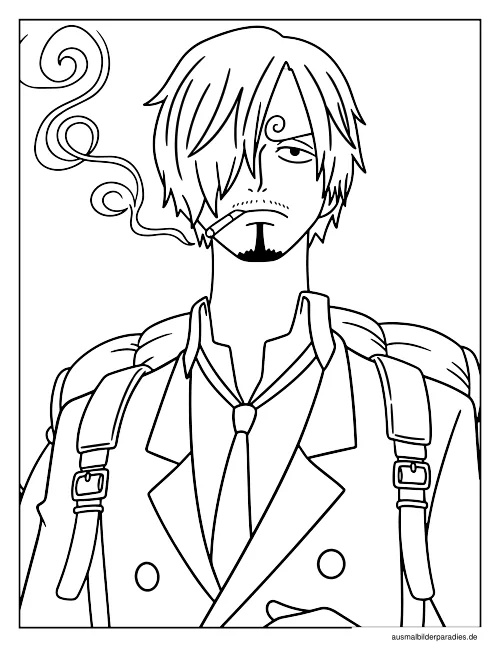 One Piece Ausmalbild 33 - kostenlos zum Ausdrucken