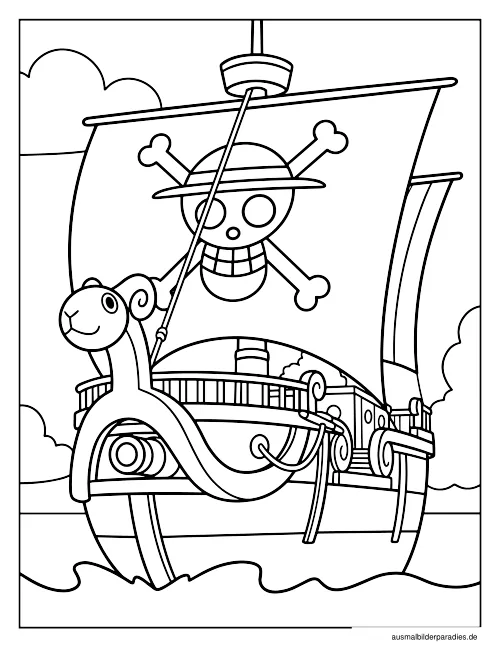 One Piece Ausmalbild 35 - kostenlos zum Ausdrucken