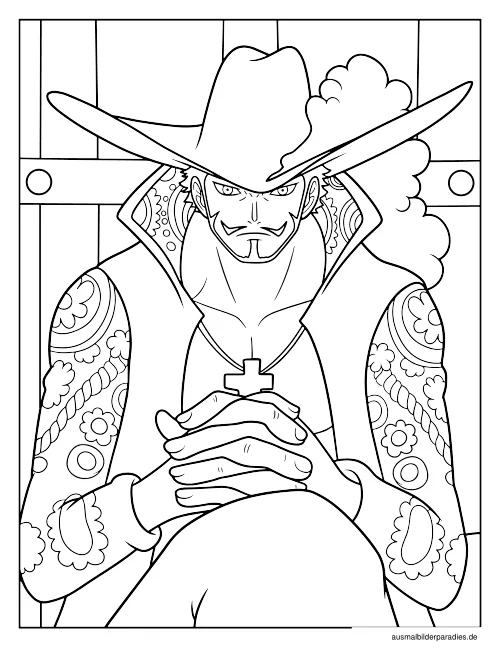 One Piece Ausmalbild 7 - kostenlos zum Ausdrucken