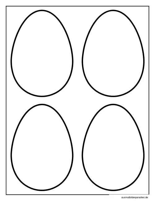 Osterei Ausmalbild 23 als Gratis-PDF Osterei Ausmalbild 23 - kostenlos zum Ausdrucken
