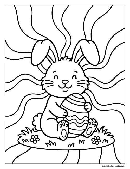 Ostern Ausmalbild 26 als Gratis-PDF Ostern Ausmalbild 26 - kostenlos zum Ausdrucken