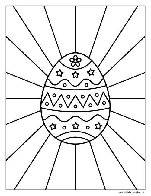 Ostern Ausmalbild 35 als Gratis-PDF Ostern Ausmalbild 35 - kostenlos zum Ausdrucken
