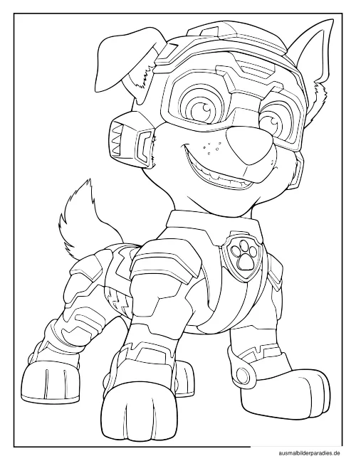 Paw Patrol Ausmalbild 22 als Gratis-PDF Paw Patrol Ausmalbild 22 - kostenlos zum Ausdrucken