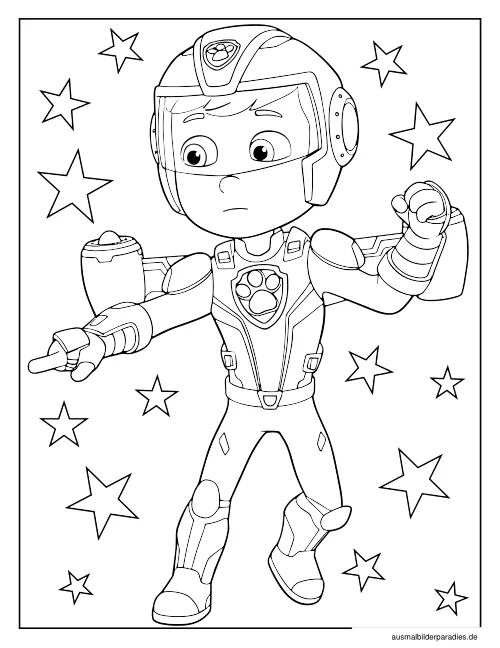 Paw Patrol Ausmalbild 23 als Gratis-PDF Paw Patrol Ausmalbild 23 - kostenlos zum Ausdrucken