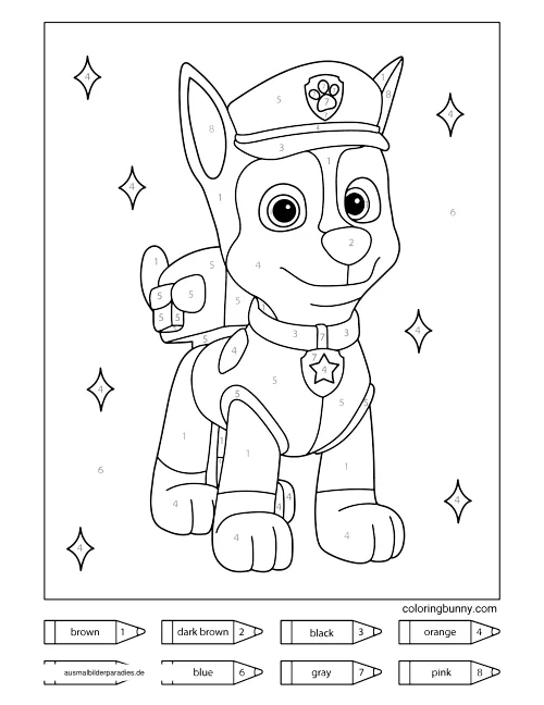 Paw Patrol Ausmalbild 29 als Gratis-PDF Paw Patrol Ausmalbild 29 - kostenlos zum Ausdrucken