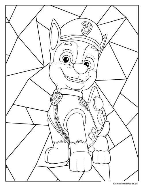 Paw Patrol Ausmalbild 31 als Gratis-PDF Paw Patrol Ausmalbild 31 - kostenlos zum Ausdrucken