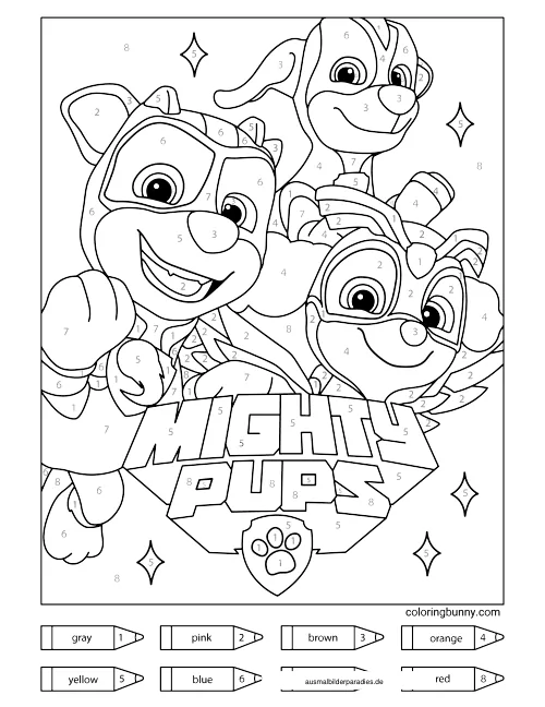 Paw Patrol Ausmalbild 32 als Gratis-PDF Paw Patrol Ausmalbild 32 - kostenlos zum Ausdrucken