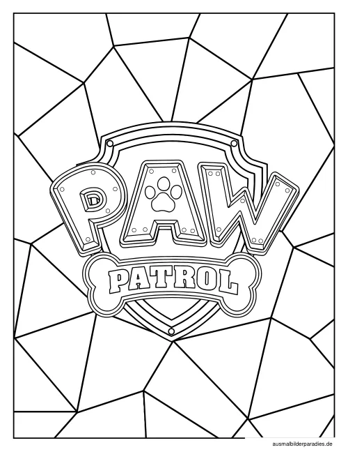 Paw Patrol Ausmalbild 34 als Gratis-PDF Paw Patrol Ausmalbild 34 - kostenlos zum Ausdrucken