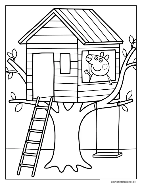 Peppa Wutz Ausmalbild 26 als Gratis-PDF Peppa Wutz Ausmalbild 26 - kostenlos zum Ausdrucken