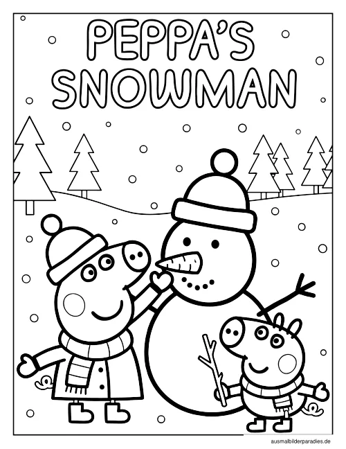 Peppa Wutz Ausmalbild 31 als Gratis-PDF Peppa Wutz Ausmalbild 31 - kostenlos zum Ausdrucken