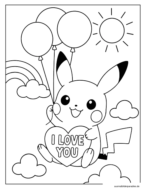 Pikachu Ausmalbilder Pikachu Ausmalbilder kostenlos zum Ausdrucken