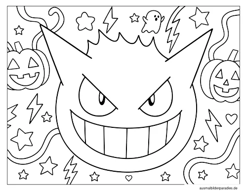 Pokémon Ausmalbild 24 als Gratis-PDF Pokémon Ausmalbild 24 - kostenlos zum Ausdrucken