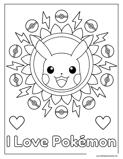 Pokémon Ausmalbild 32 als Gratis-PDF Pokémon Ausmalbild 32 - kostenlos zum Ausdrucken