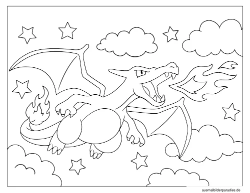 Pokémon Ausmalbild 7 als Gratis-PDF Pokémon Ausmalbild 7 - kostenlos zum Ausdrucken