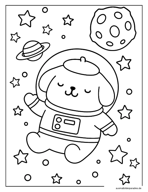 Pompompurin Ausmalbild 14 als Gratis-PDF Pompompurin Ausmalbild 14 - kostenlos zum Ausdrucken