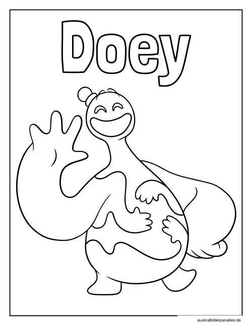 Poppy Playtime Ausmalbild 13 als Gratis-PDF Poppy Playtime Ausmalbild 13 - kostenlos zum Ausdrucken