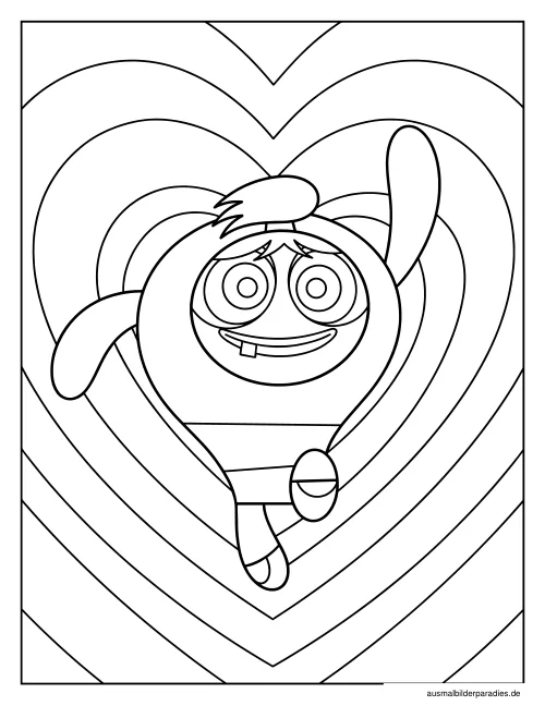 Powerpuff Girls Ausmalbild 12 - kostenlos zum Ausdrucken