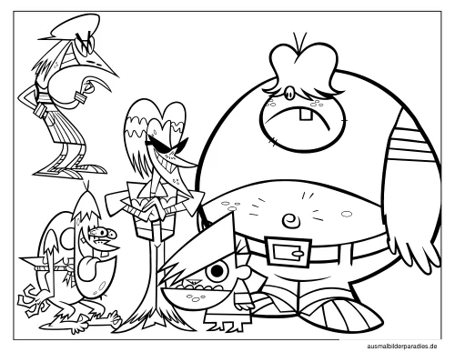 Powerpuff Girls Ausmalbild 31 - kostenlos zum Ausdrucken