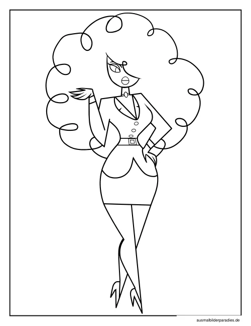 Powerpuff Girls Ausmalbild 33 - kostenlos zum Ausdrucken