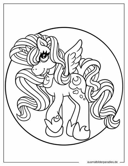 Prinzessin Luna Ausmalbild 21 als Gratis-PDF Prinzessin Luna Ausmalbild 21 - kostenlos zum Ausdrucken
