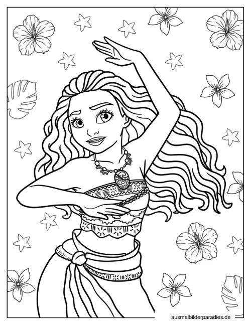 Prinzessin Ausmalbild 29 als Gratis-PDF Prinzessin Ausmalbild 29 - kostenlos zum Ausdrucken