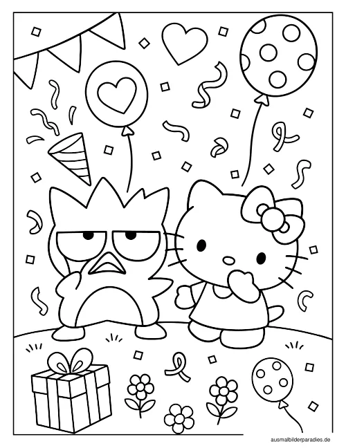 Sanrio Ausmalbilder Sanrio Ausmalbilder kostenlos zum Ausdrucken
