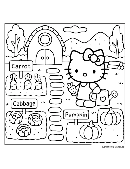 Sanrio Ausmalbild 12 als Gratis-PDF Sanrio Ausmalbild 12 - kostenlos zum Ausdrucken