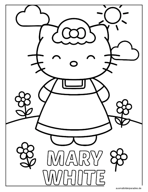 Sanrio Ausmalbild 15 als Gratis-PDF Sanrio Ausmalbild 15 - kostenlos zum Ausdrucken