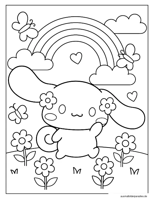 Sanrio Ausmalbild 17 als Gratis-PDF Sanrio Ausmalbild 17 - kostenlos zum Ausdrucken