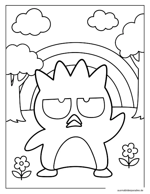 Sanrio Ausmalbild 2 als Gratis-PDF Sanrio Ausmalbild 2 - kostenlos zum Ausdrucken