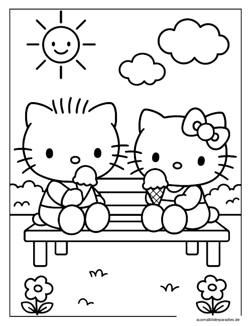 Sanrio Ausmalbild 22 als Gratis-PDF Sanrio Ausmalbild 22 - kostenlos zum Ausdrucken