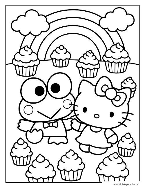 Sanrio Ausmalbild 24 als Gratis-PDF Sanrio Ausmalbild 24 - kostenlos zum Ausdrucken