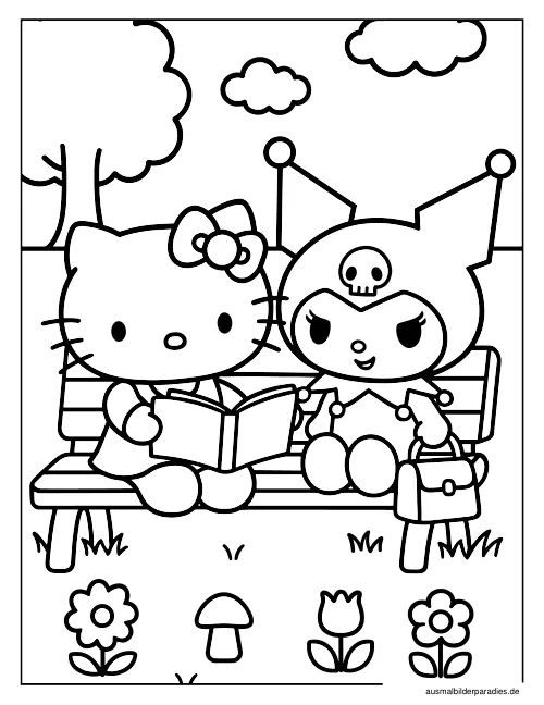 Sanrio Ausmalbild 26 als Gratis-PDF Sanrio Ausmalbild 26 - kostenlos zum Ausdrucken