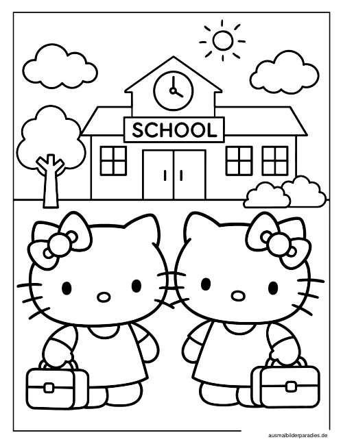 Sanrio Ausmalbild 28 als Gratis-PDF Sanrio Ausmalbild 28 - kostenlos zum Ausdrucken