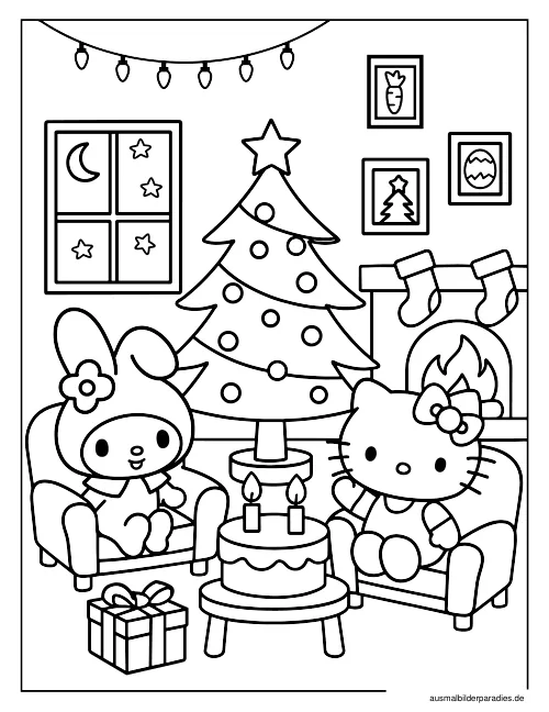 Sanrio Ausmalbild 30 als Gratis-PDF Sanrio Ausmalbild 30 - kostenlos zum Ausdrucken