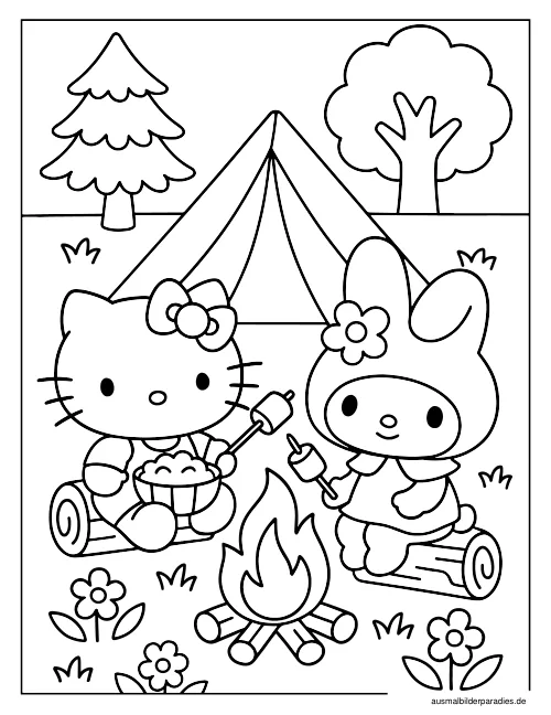 Sanrio Ausmalbild 31 als Gratis-PDF Sanrio Ausmalbild 31 - kostenlos zum Ausdrucken