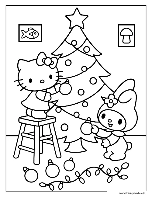Sanrio Ausmalbild 32 als Gratis-PDF Sanrio Ausmalbild 32 - kostenlos zum Ausdrucken