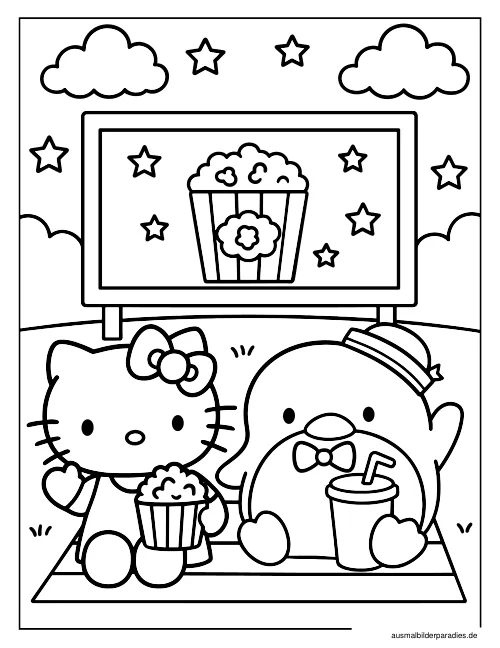 Sanrio Ausmalbild 35 als Gratis-PDF Sanrio Ausmalbild 35 - kostenlos zum Ausdrucken