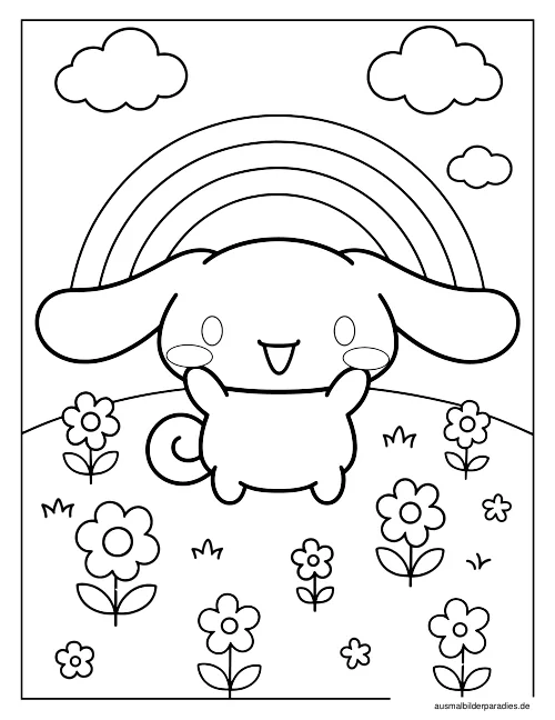 Sanrio Ausmalbild 8 als Gratis-PDF Sanrio Ausmalbild 8 - kostenlos zum Ausdrucken