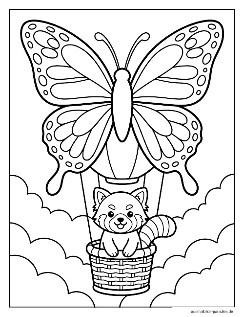 Schmetterling Ausmalbild 27 - kostenlos zum Ausdrucken